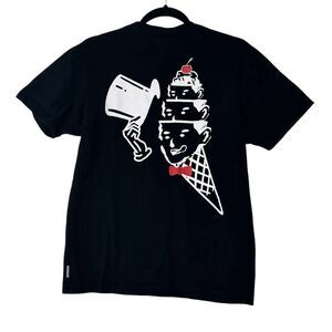 Ice Cream Billionaire Boys Club T Shirt Men Medium Black Logo Pharrell‎ Williams